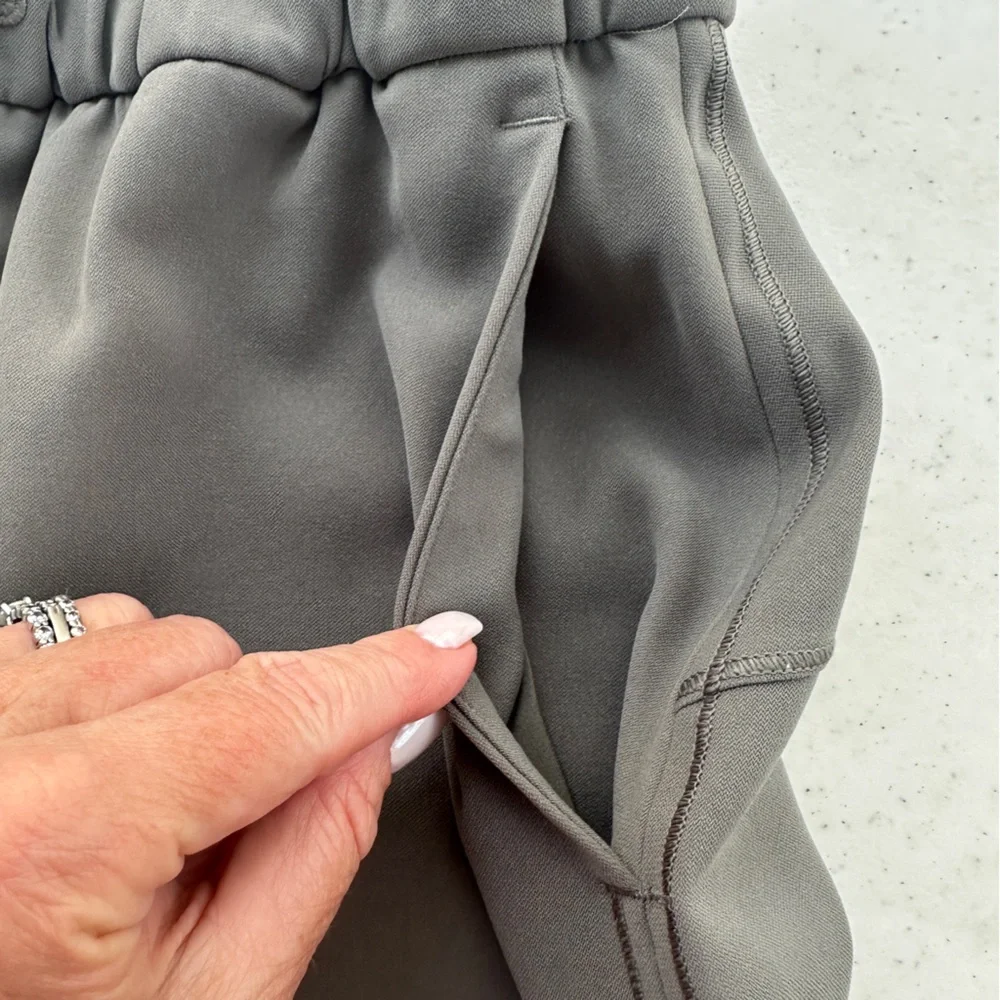 lululemon On The Fly Skirt Gray Sage Green Size 6
